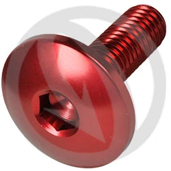 003 bolt - red ergal 7075 - M6 x 20 | Lightech