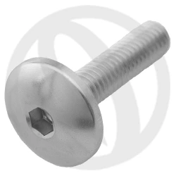 003 bolt - silver ergal 7075 T6 - M6 x 25 | Lightech