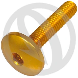 003 bolt - gold ergal 7075 - M6 x 30 | Lightech