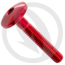 003 bolt - red ergal 7075 - M6 x 35 | Lightech