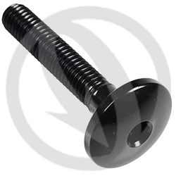 003 bolt - black ergal 7075 - M6 x 40 | Lightech