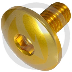 003 bolt - gold ergal 7075 T6 - M8 x 15 | Lightech