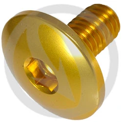 Vite 003 ergal 7075 T6 oro - M8 x 15 | Lightech