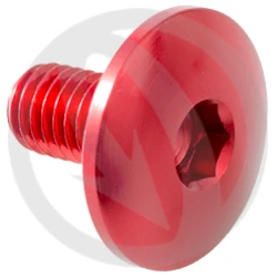 003 bolt - red ergal 7075 T6 - M8 x 15 | Lightech