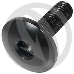 003 bolt - black ergal 7075 T6 - M8 x 25 | Lightech