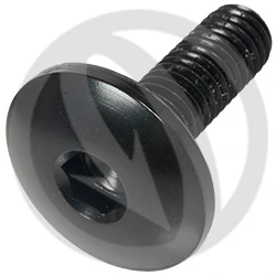 003 bolt - black ergal 7075 - M8 x 25 | Lightech