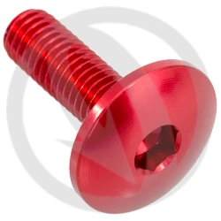 003 bolt - red ergal 7075 T6 - M8 x 25 | Lightech