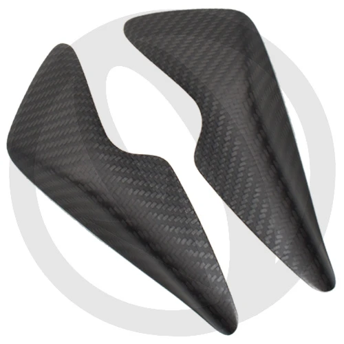 Couple of fuel tank guards | matte twill carbon