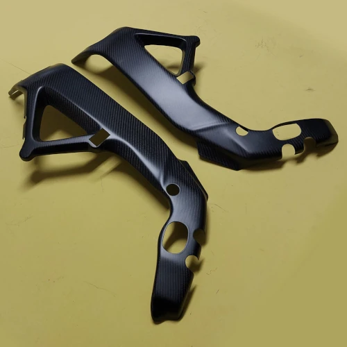 Coppia protezioni telaio | carbonio twill opaco