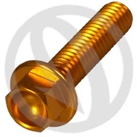 Vite 004 ergal 7075 T6 oro - M10 x 15 P 1.25 | Lightech