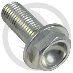 004 bolt - silver ergal 7075 T6 - M10 x 25 P 1.25 | Lightech