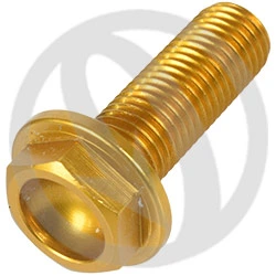 004 bolt - gold ergal 7075 T6 - M10 x 30 P 1.25 | Lightech