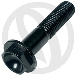 004 bolt - black ergal 7075 T6 - M10 x 45 P 1.25 | Lightech