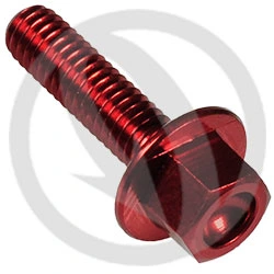 004 bolt - red ergal 7075 T6 - M4 x 15 | Lightech