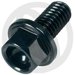 004 bolt - black ergal 7075 - M5 x 10 | Lightech