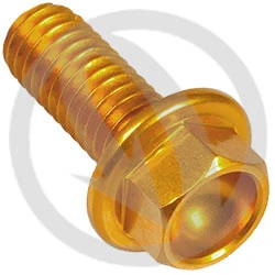 004 bolt - gold ergal 7075 - M6 x 15 | Lightech
