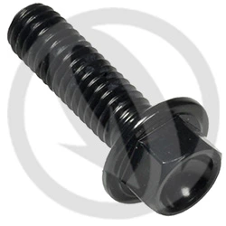 004 bolt - black ergal 7075 T6 - M6 x 25 | Lightech