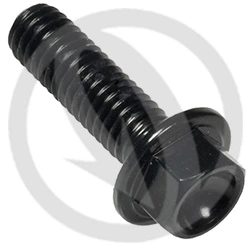 004 bolt - black ergal 7075 - M6 x 25 | Lightech