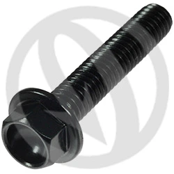004 bolt - black ergal 7075 T6 - M6 x 30 | Lightech