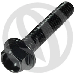 004 bolt - black ergal 7075 - M6 x 30 | Lightech