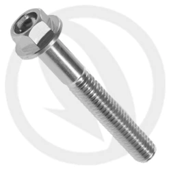 004 bolt - silver ergal 7075 T6 - M6 x 40 | Lightech