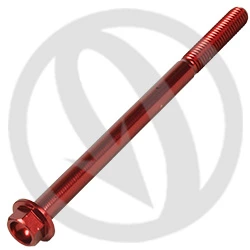 004 bolt - red ergal 7075 - M6 x 90 | Lightech