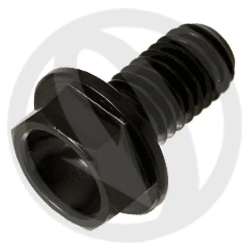 004 bolt - black ergal 7075 - M8 x 15 | Lightech