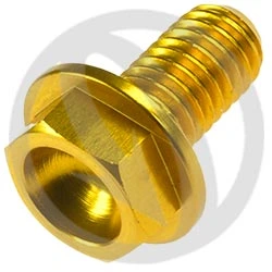 Vite 004 ergal 7075 T6 oro - M8 x 15 | Lightech