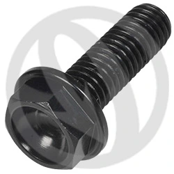 004 bolt - black ergal 7075 T6 - M8 x 25 | Lightech