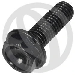 004 bolt - black ergal 7075 - M8 x 25 | Lightech