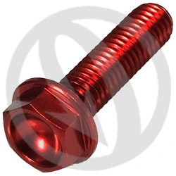 004 bolt - red ergal 7075 - M8 x 30 | Lightech