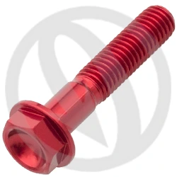 004 bolt - red ergal 7075 T6 - M8 x 40 | Lightech