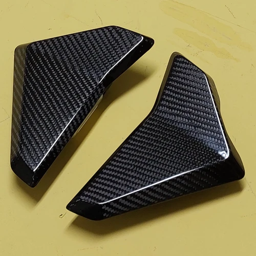 Couple of side radiator guards | matte plain carbon