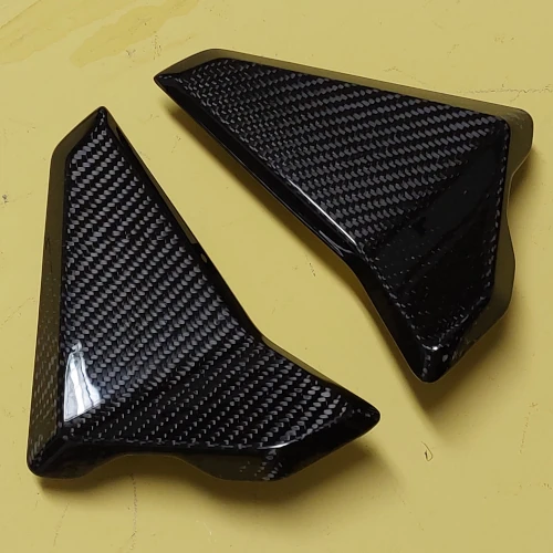 Couple of side radiator guards | matte plain carbon