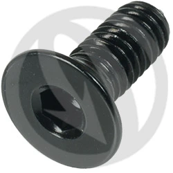 005 bolt - black ergal 7075 T6 - M4 x 10 | Lightech