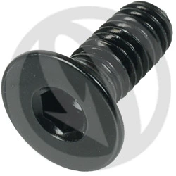 005 bolt - black ergal 7075 - M4 x 10 | Lightech