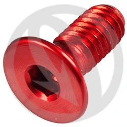 005 bolt - red ergal 7075 T6 - M4 x 10 | Lightech