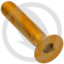 005 bolt - gold ergal 7075 - M4 x 20 | Lightech