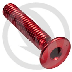 005 bolt - red ergal 7075 - M4 x 20 | Lightech