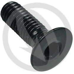 005 bolt - black ergal 7075 - M5 x 15 | Lightech