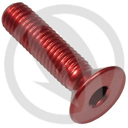 005 bolt - red ergal 7075 T6 - M5 x 20 | Lightech