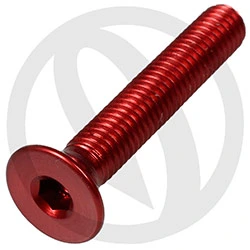 005 bolt - red ergal 7075 - M5 x 30 | Lightech