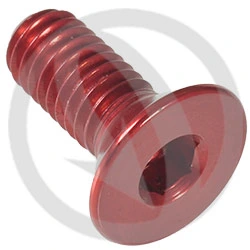 Hexagon socket countersunk flat head cap screw 005ROS - red ergal 7075