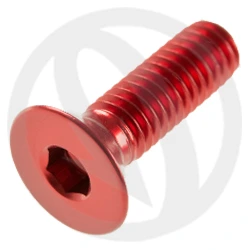 005 bolt - red ergal 7075 - M6 x 20 | Lightech