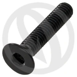 005 bolt - black ergal 7075 - M6 x 30 | Lightech