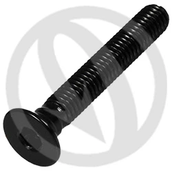 005 bolt - black ergal 7075 T6 - M6 x 40 | Lightech