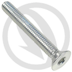 005 bolt - silver ergal 7075 - M6 x 45 | Lightech