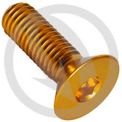 005 bolt - gold ergal 7075 T6 - M8 x 25 | Lightech