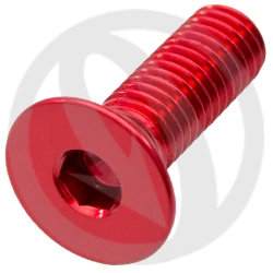 005 bolt - red ergal 7075 - M8 x 25 | Lightech