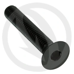 005 bolt - black ergal 7075 - M8 x 45 | Lightech